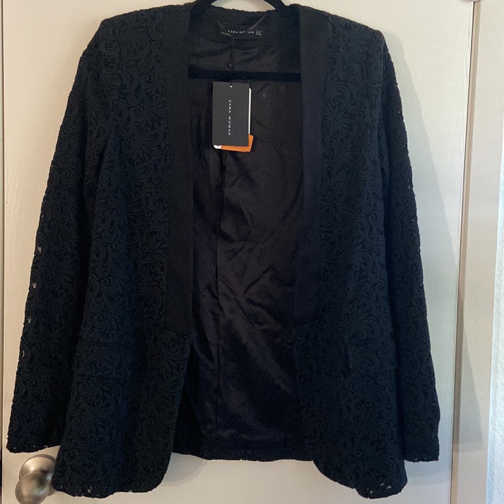 Zara Black Women Blazer Size M